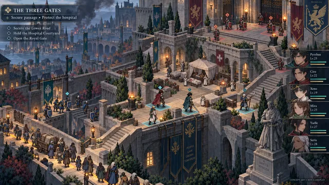 The capital's three gates